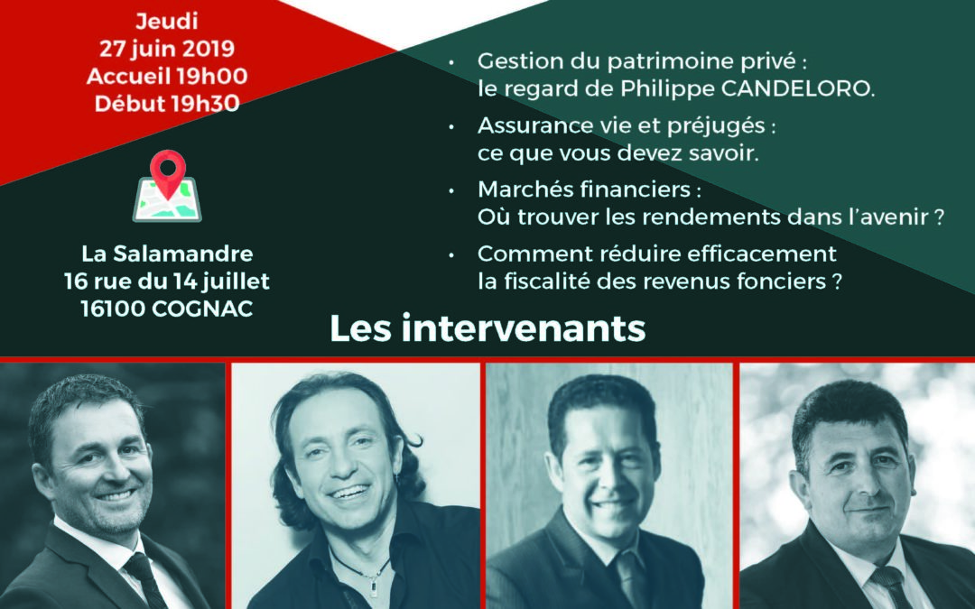 Retour sur notre conférence avec Philippe CANDELORO : Placements financiers et investissements locatifs – Ces solutions dont on ne vous parle jamais …