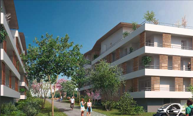 Résidence Golden Park à Bordeaux Bassens – Investir en immobilier dispositif Pinel