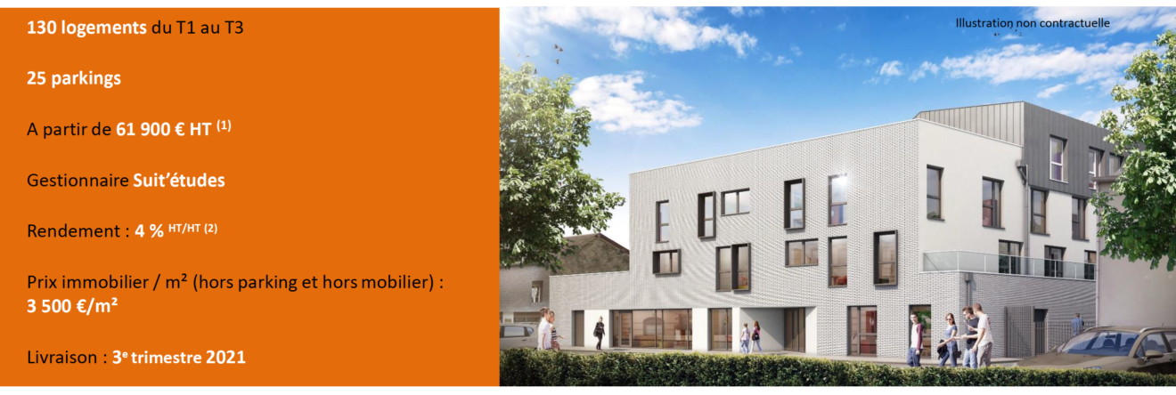 RÉSIDENCE ETUDIANTE LE HUB - PETIT QUEVILLY / ROUEN (76)