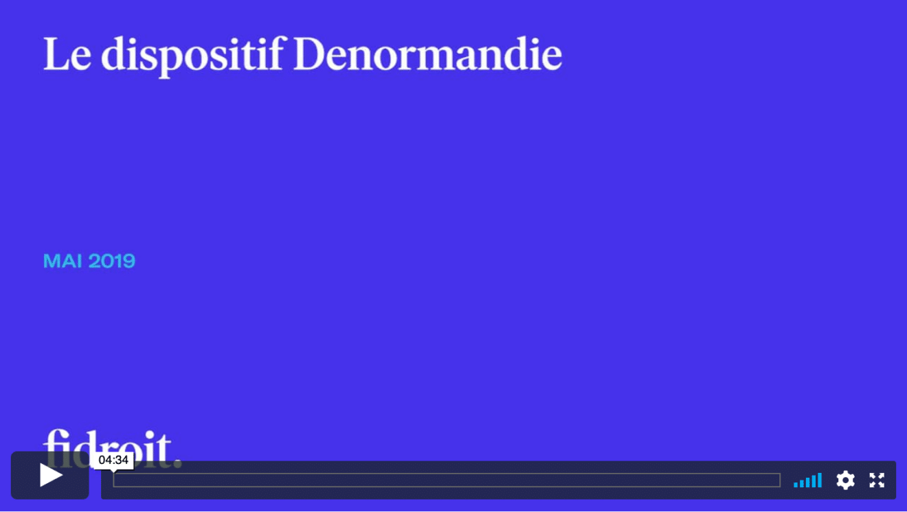 Le dispositif Denormandie
