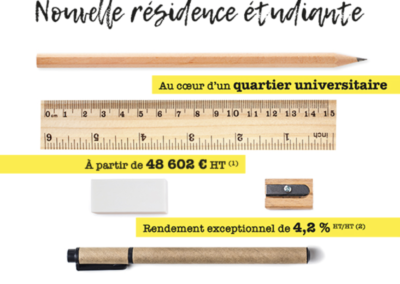 Investir en résidence pour étudiants « LE FOKUS » à PAU (64)