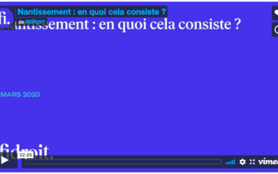 Nantissement : en quoi cela consiste ?