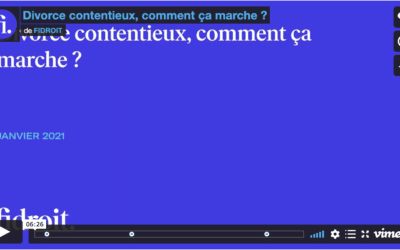 Divorce contentieux, comment ça marche ?