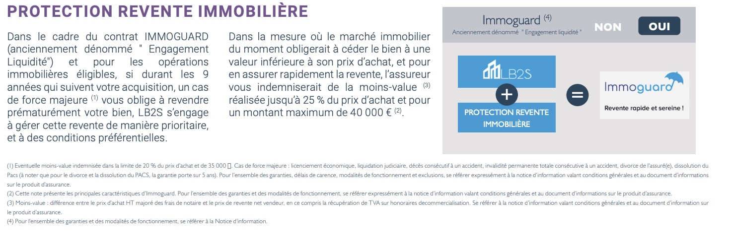 Protection revente immobilière