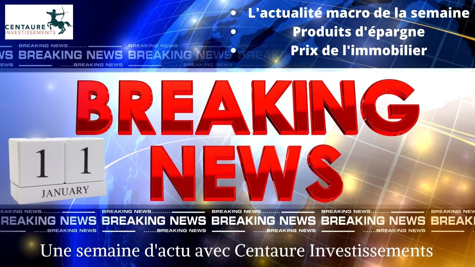 Breaking news CENTAURE INVESTISSEMENTS 