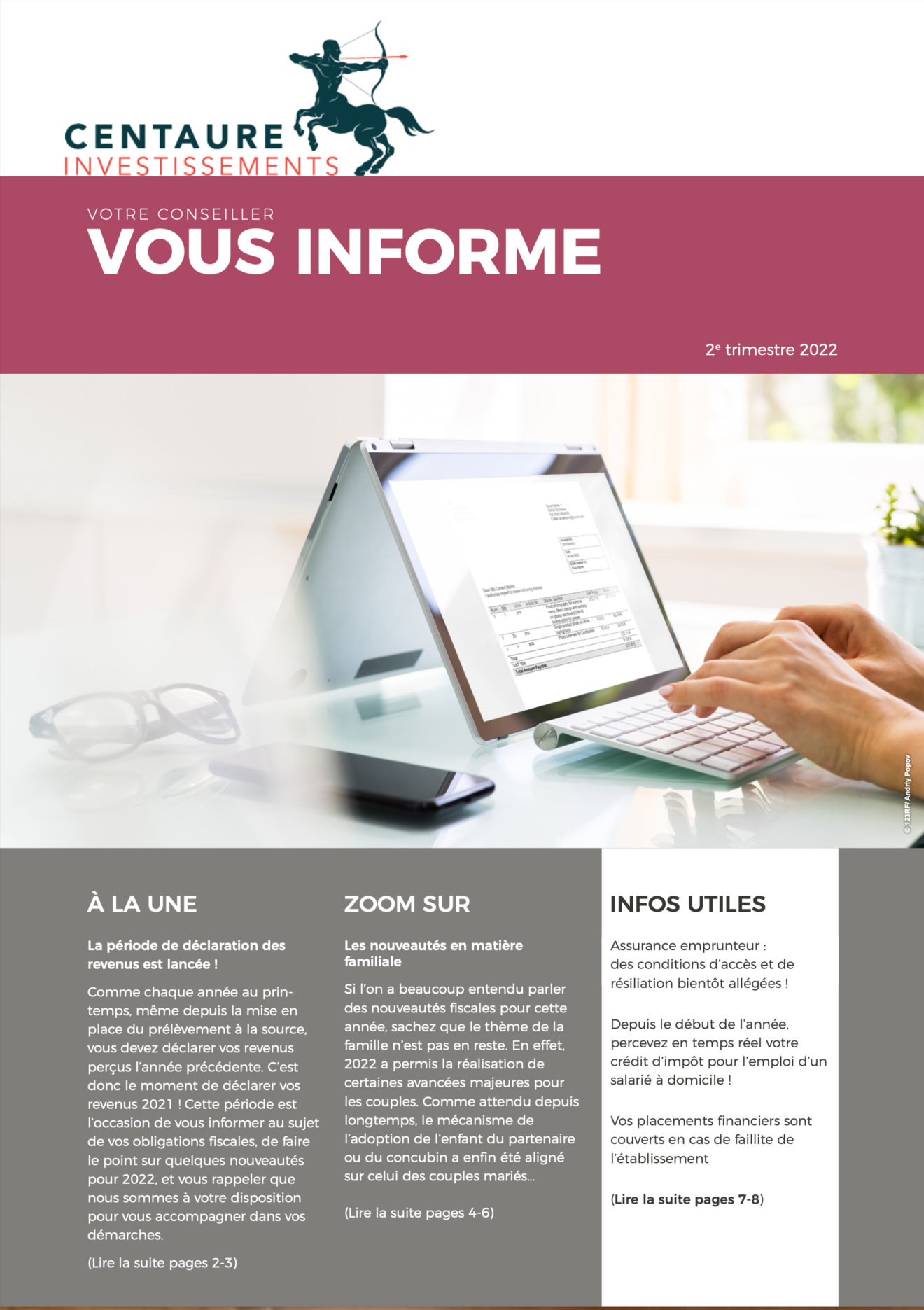 Votre conseiller patrimonial vous informe