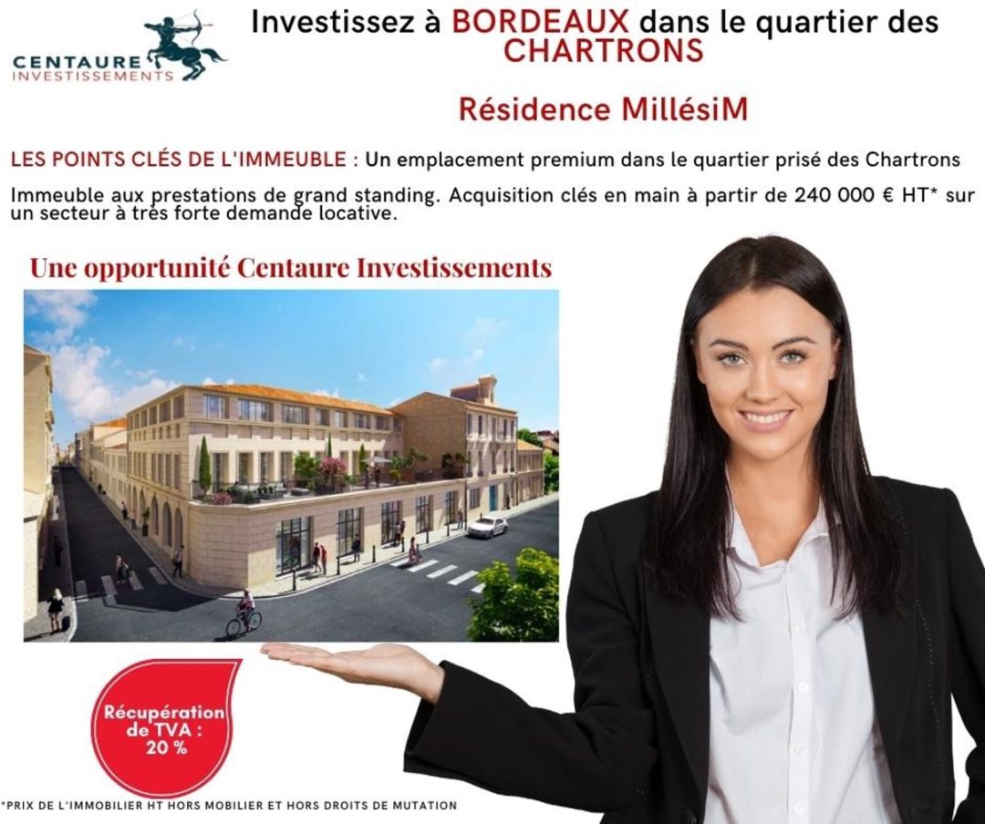 Investir quartier des Chartrons à Bordeaux