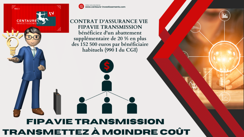 Contrat d'assurance-vie vie "vie génération" Fipavie Transmission