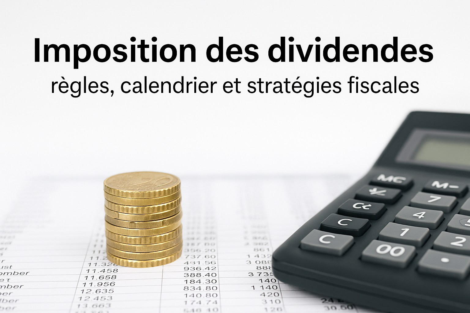 Imposition des dividendes Imposition des dividendes