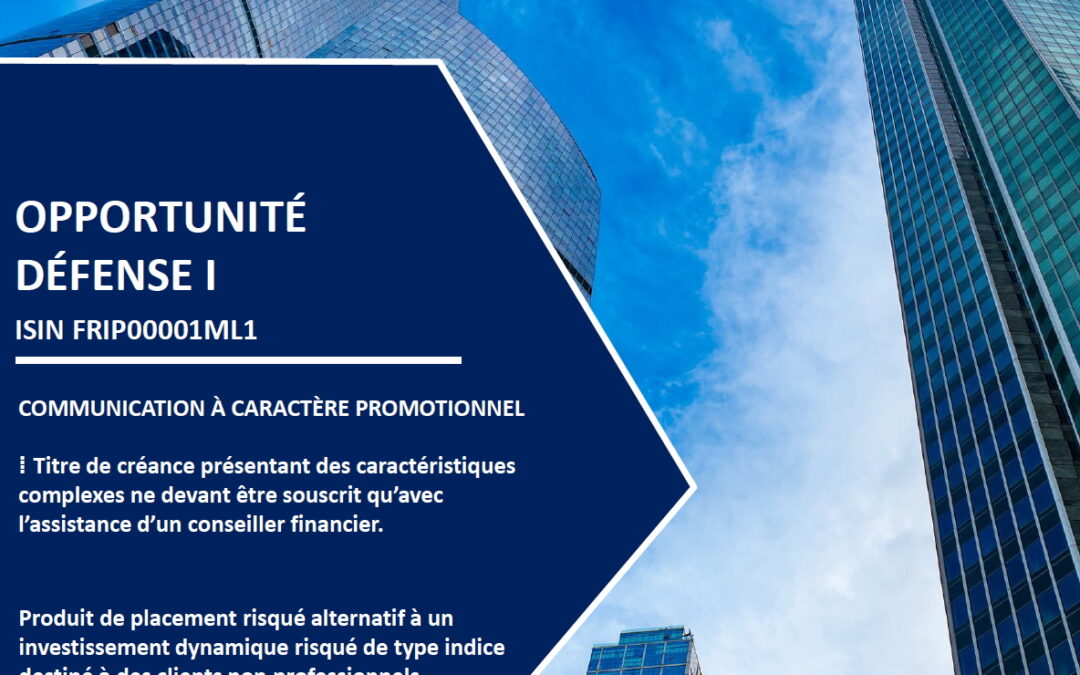 investir dans la défense et l'aérospatiale