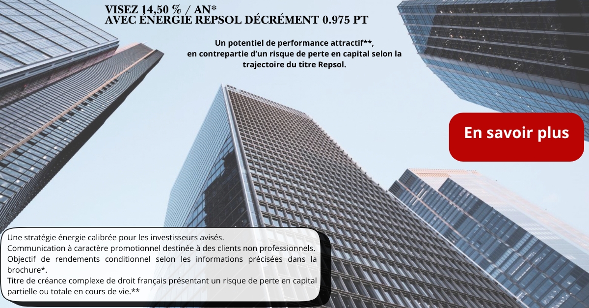 Energie Repsol Décrément 0.975 Pt Titre repsol