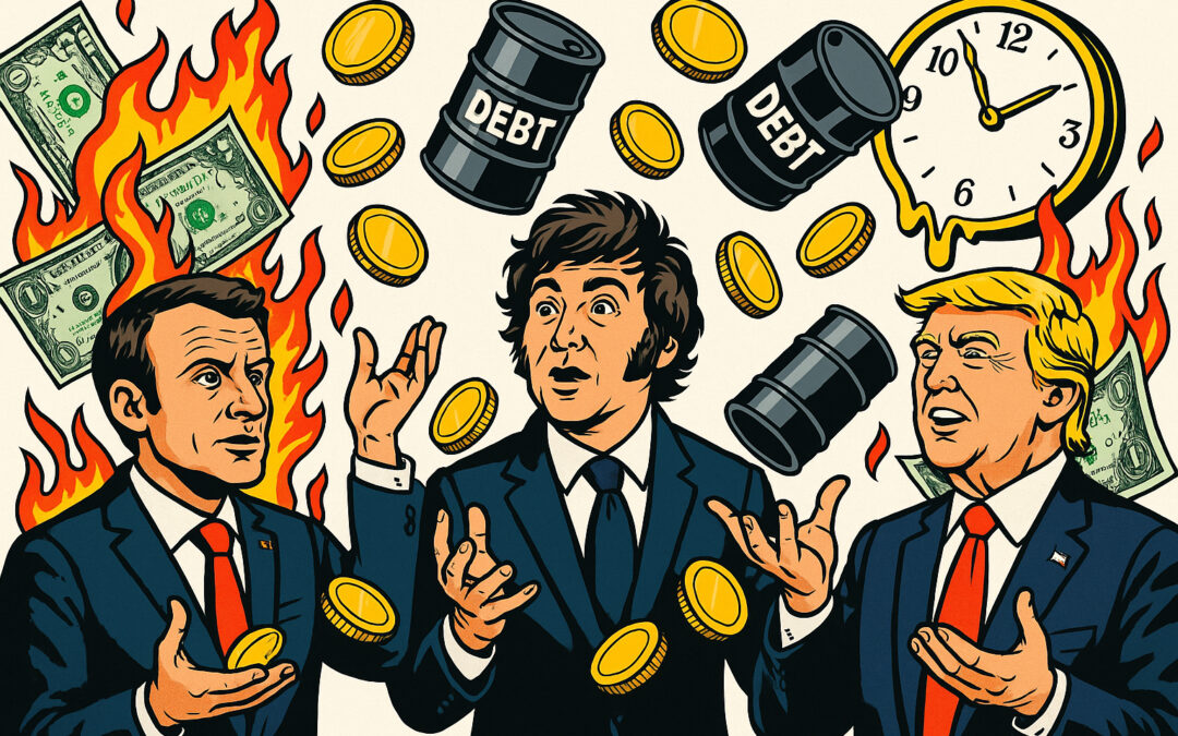 La planète finance a beau se prétendre rationnelle, elle a surtout des airs de tragédie grecque : un chœur d’agences de notation, des politiciens qui jurent que tout ira bien, et des marchés qui font semblant d’y croire. En France, Moody’s a préféré temporiser avant de sortir le carton rouge, mais le message est clair : l’État dépense plus vite qu’il ne se réforme. Pendant ce temps, à Buenos Aires, Javier Milei transforme l’austérité en show politique et s’offre un plébiscite inédit. Outre-Atlantique, Donald Trump compte les milliards récoltés par ses droits de douane comme un chasseur son tableau de chasse. Et comme si tout cela ne suffisait pas, les socialistes français veulent relancer la guerre des riches, pendant que Washington et Pékin s’échangent sourires et menaces à la même table. Le monde brûle, mais chacun y trouve une opportunité de selfie économique.