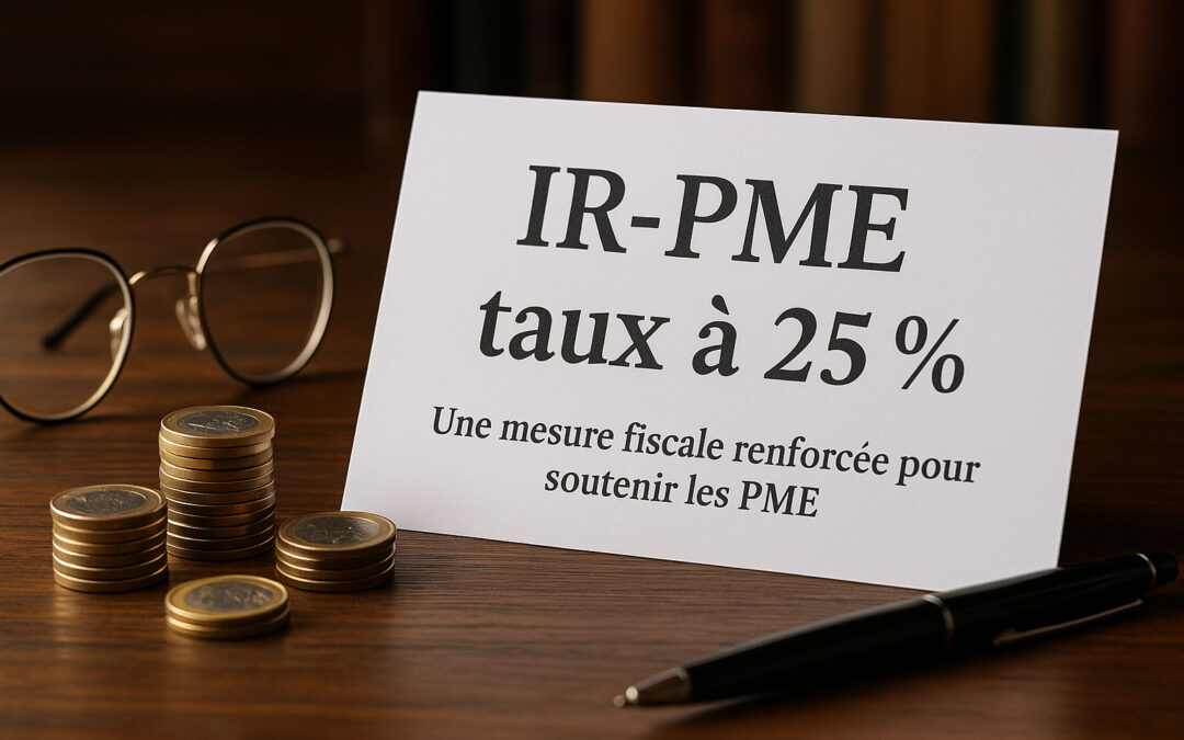 IR-PME : taux à 25 %